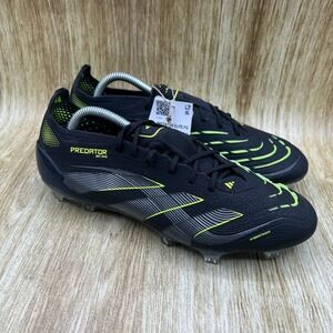 Adidas Predator Elite FG Mens 7 Womens 8 Cleats Electric Stealth Pack JI1085 NEW